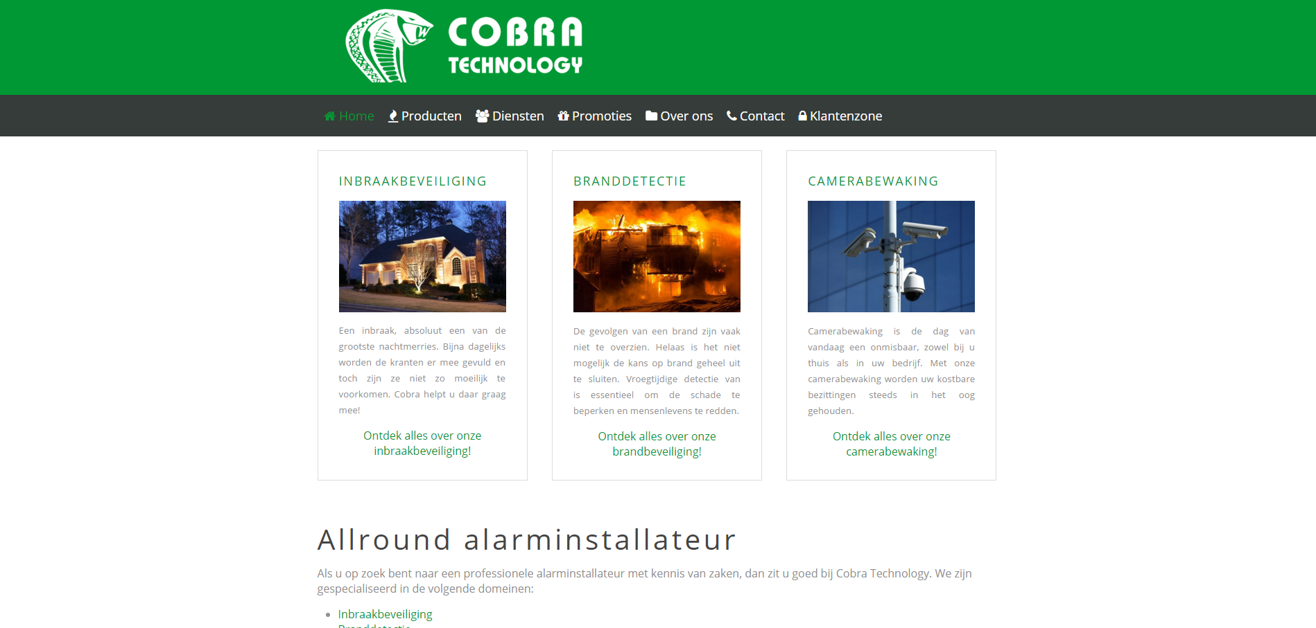 Cobra Technology - Alarminstallateur